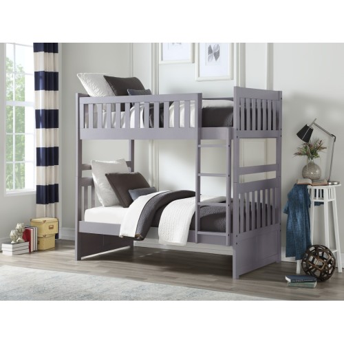 Lisa Single/Single Bunkbed Grey